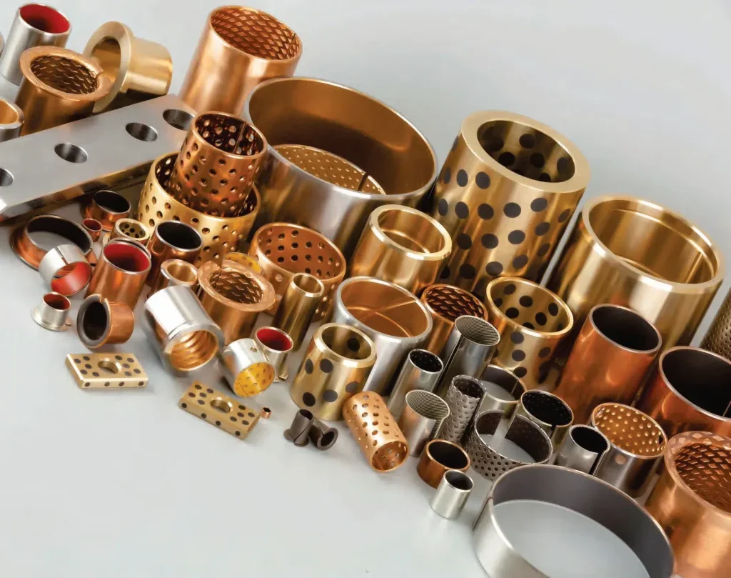 Precision CNC Machined Bronze Bushings and Bearings