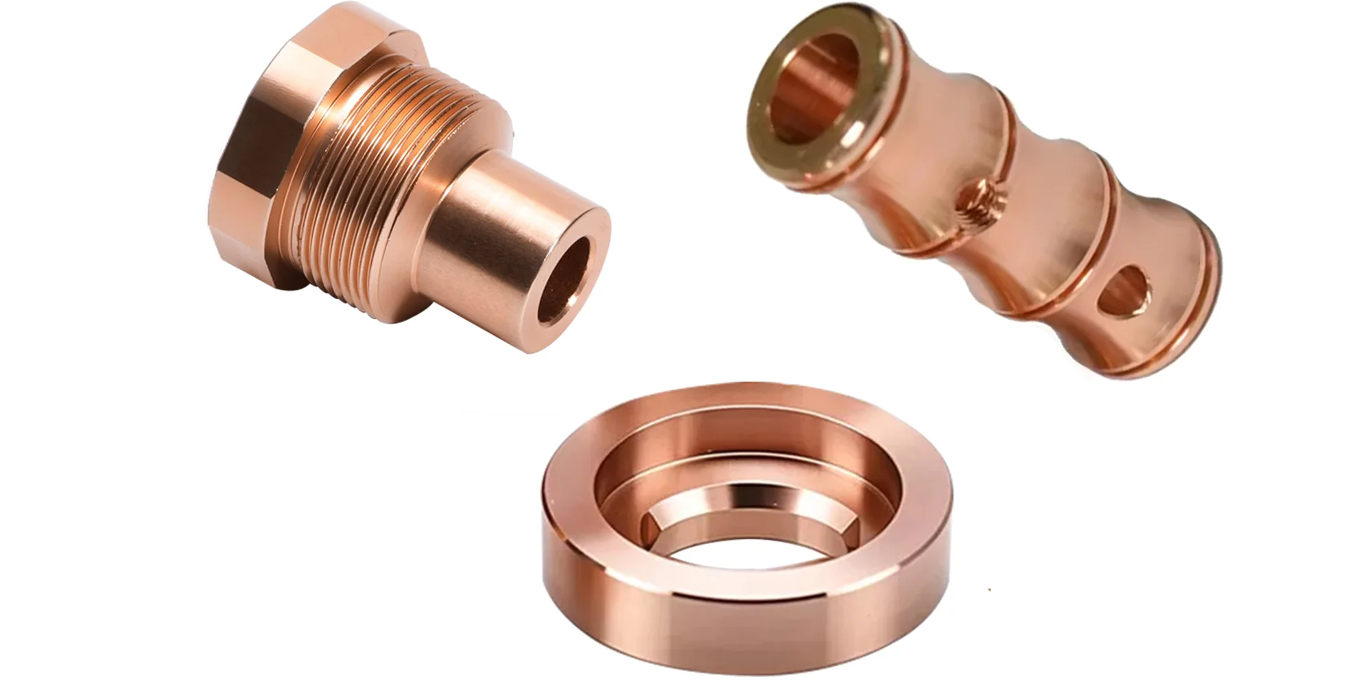 Precision CNC Machined Copper Components