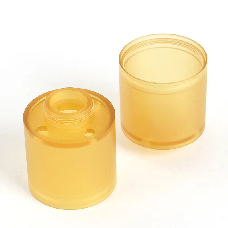 Precision CNC Machined Translucent Amber Ultem 1000 Parts