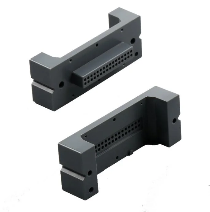 Precision CNC Machined Grey Rigid PVC Electronic Housings