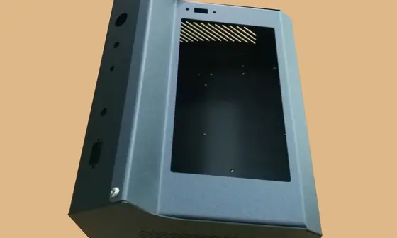Industrial sheet metal enclosure cabinet